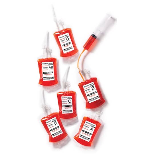 Halloween Blood Bag Drink Pouches